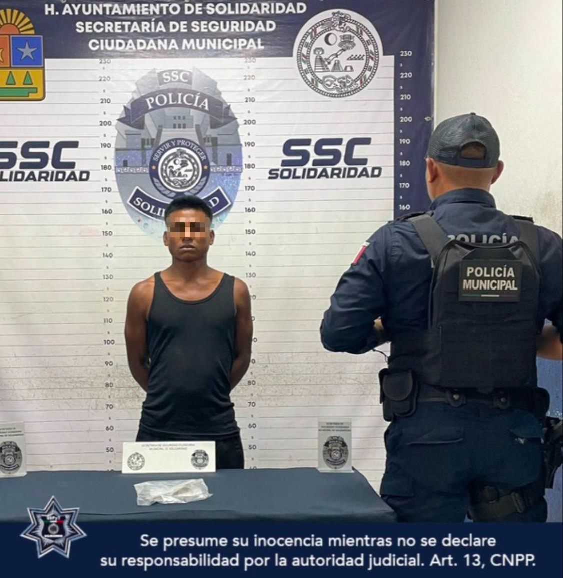 Detienen por lesiones agravadas a tabasqueño en Playa del Carmen