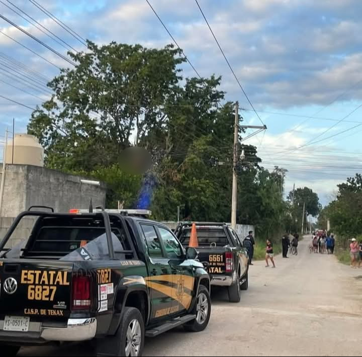 Vecino de la colonia Esperanza en Oxkutzcab toca involuntariamente cables de alta tensión