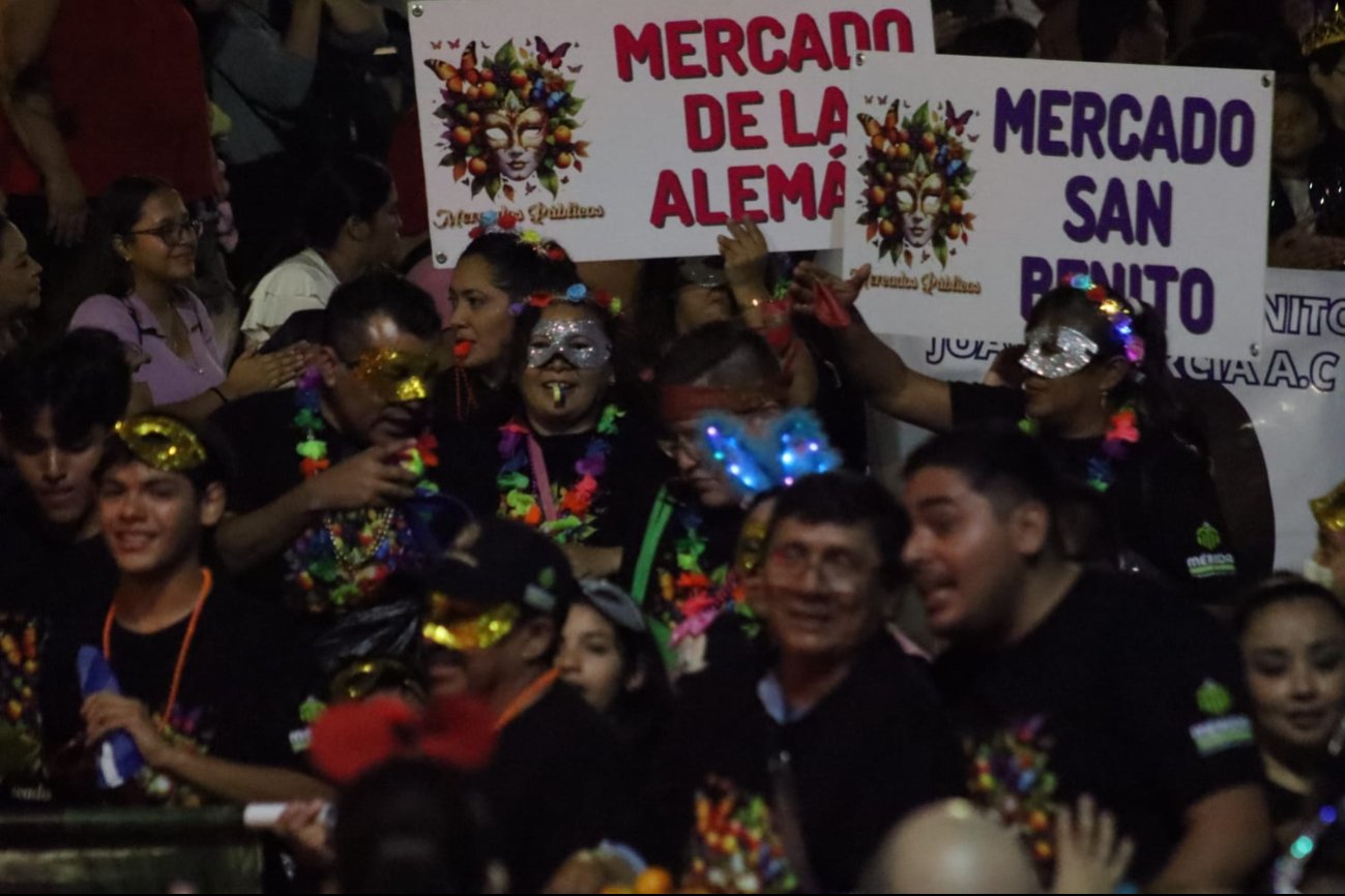 Celebran Carnaval 2025 en Mérida, Yucatán