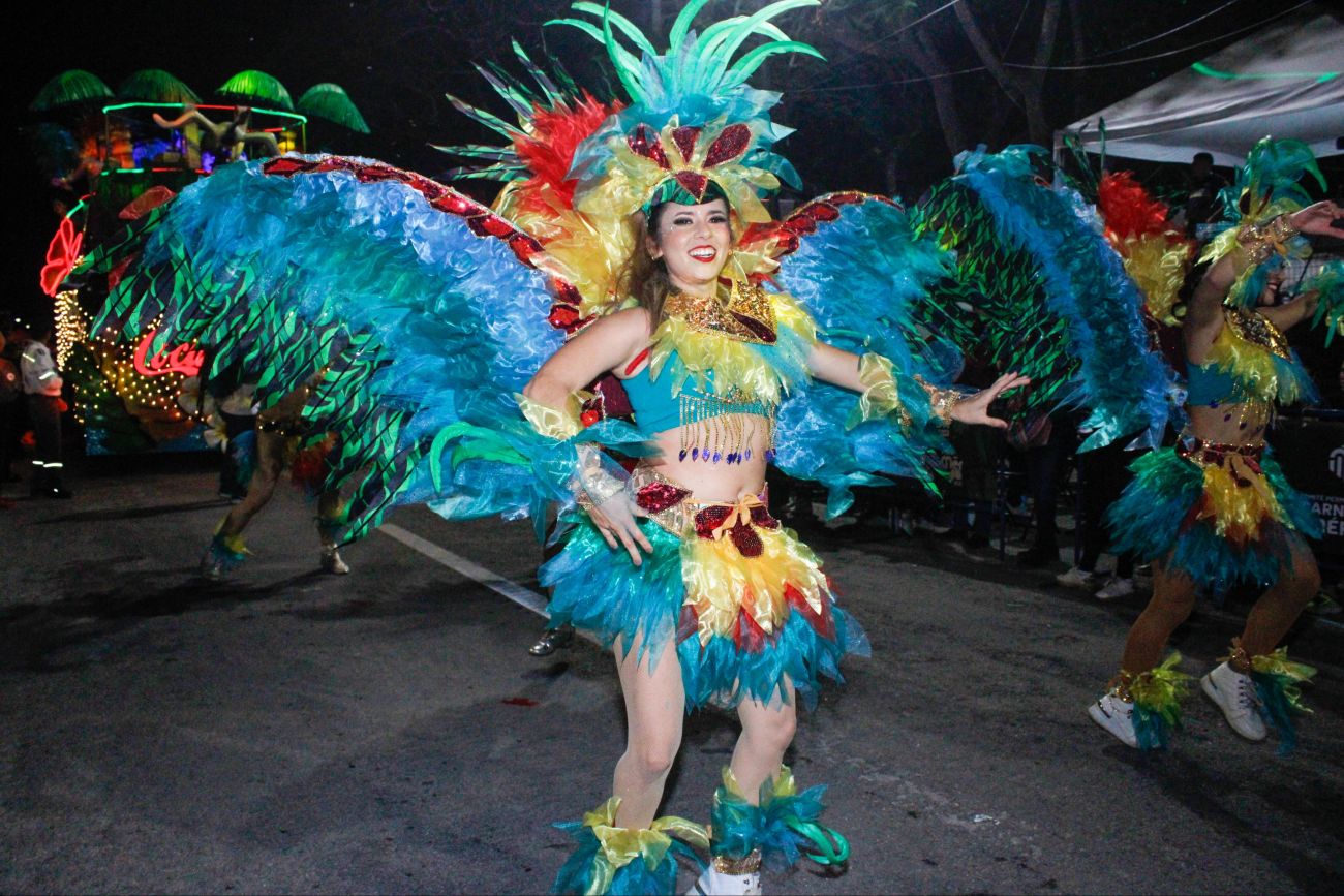 El baile no pudo faltar en el Carnaval de Mérida 2025