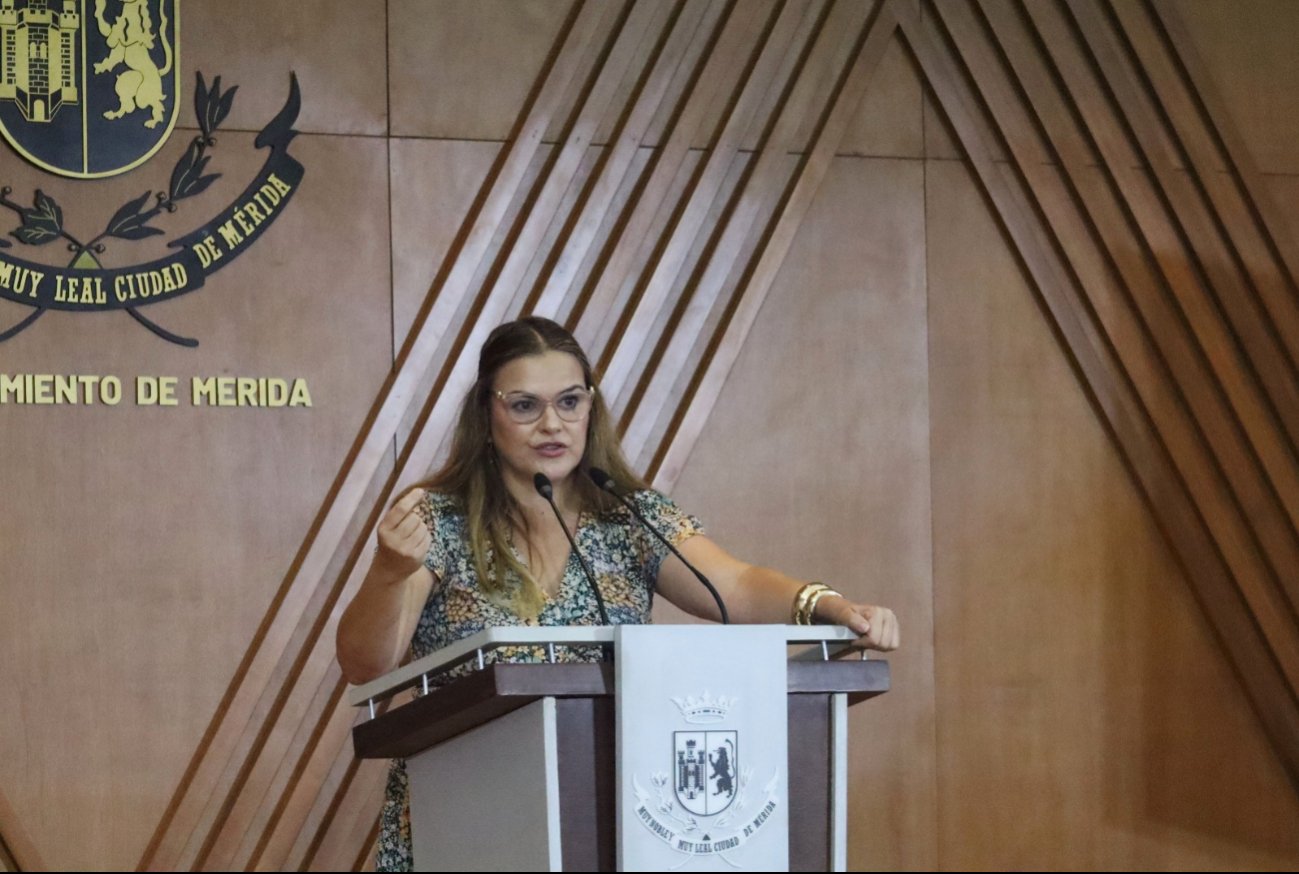 Cecilia Patrón defiende a las mujeres tras la marcha del 8M en Mérida