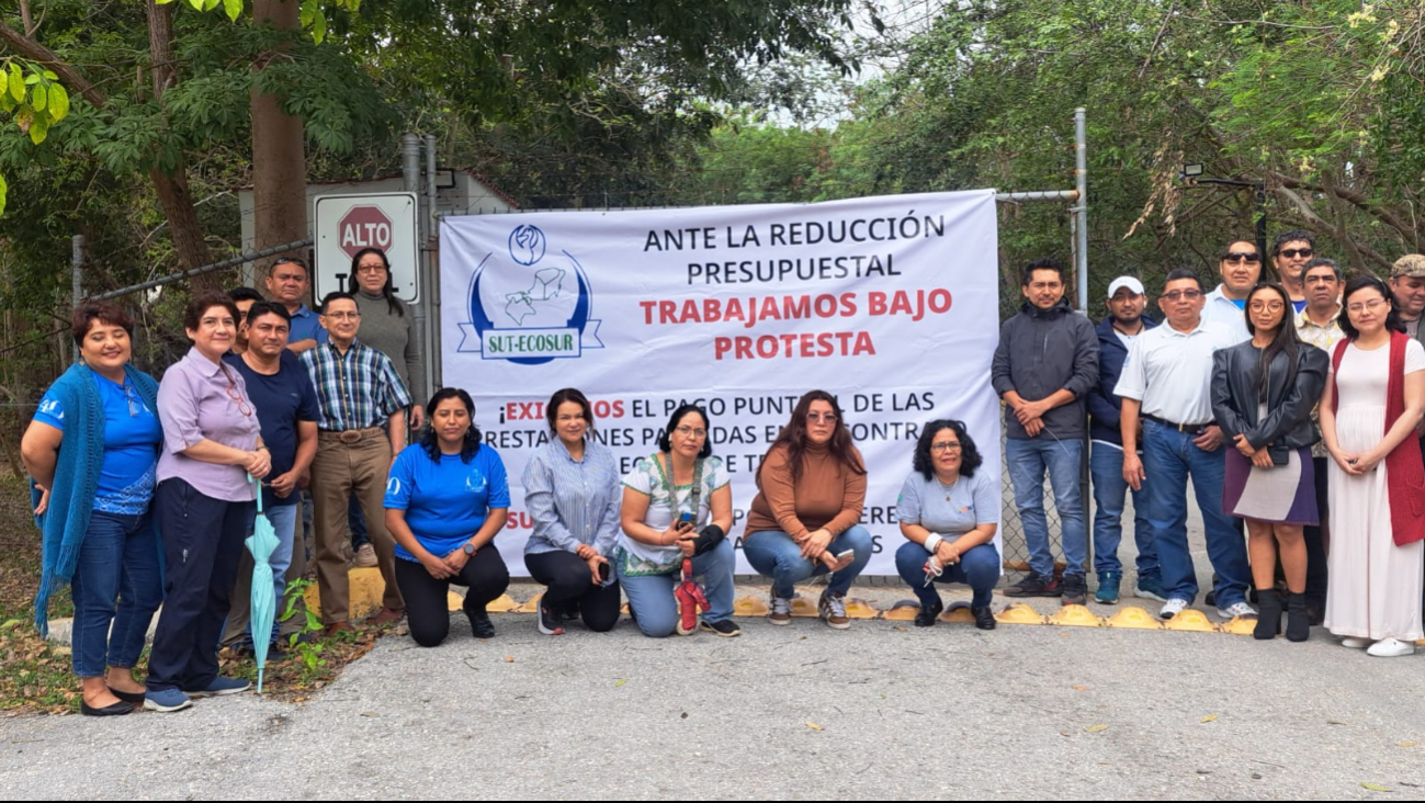 Sindicato de ECOSUR en Campeche Denuncia Eliminación de Prestaciones y Recorte Presupuestal