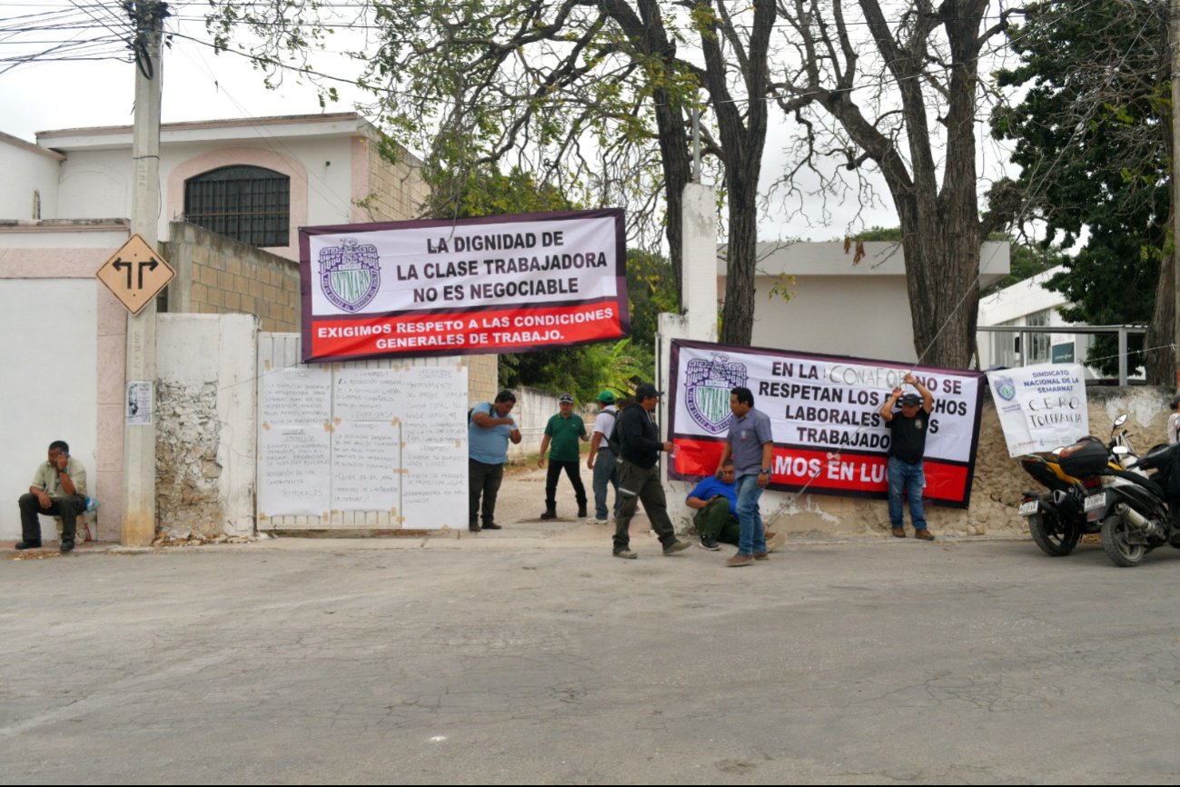 Trabajadores buscan representar su inconformidad ante los recientes hechos