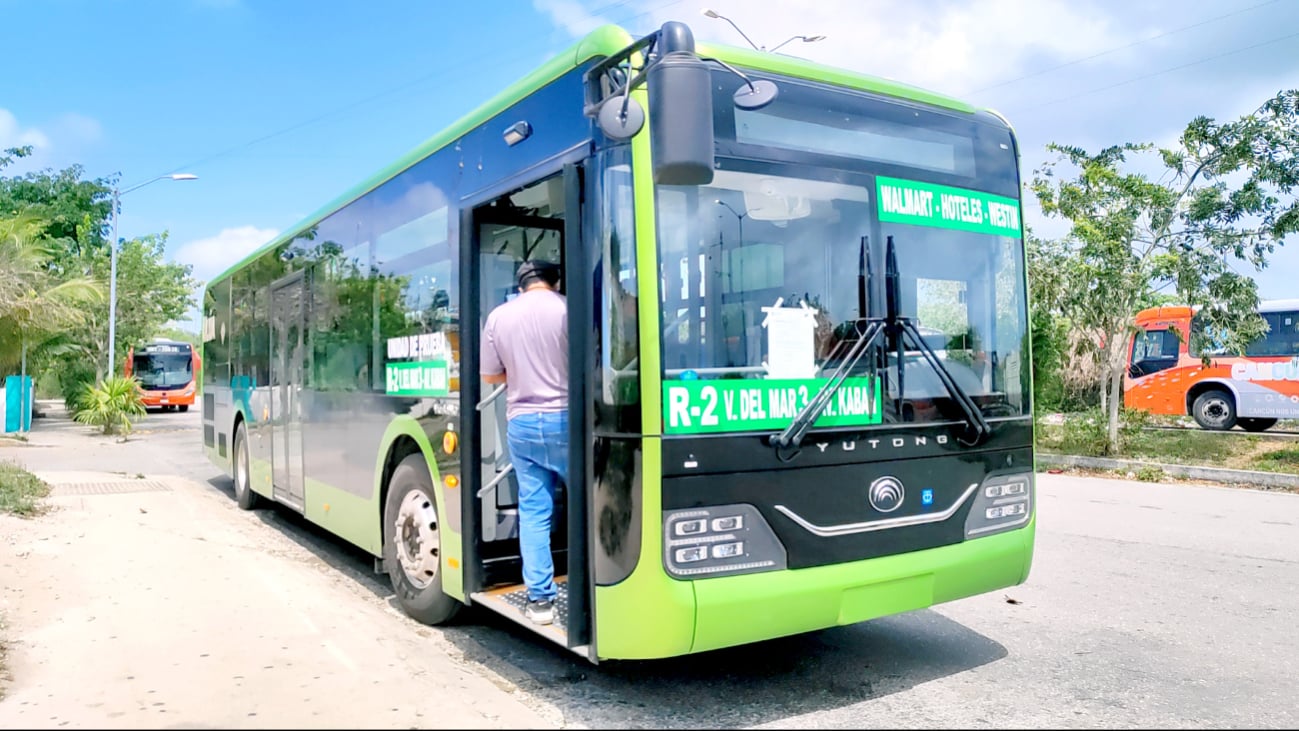 Pruebas de transportes públicos en Cancún durarán tres meses