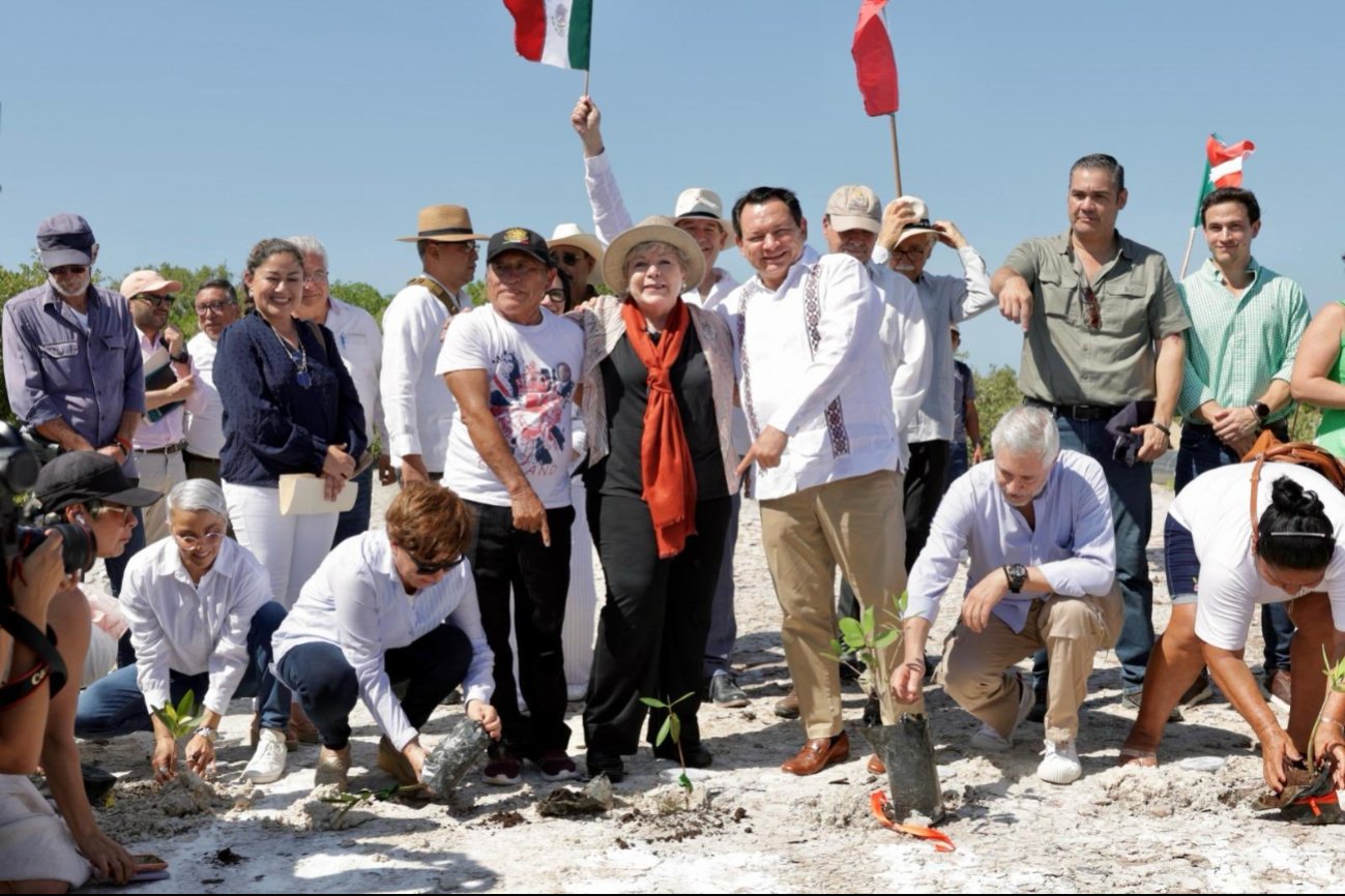 Díaz Mena y Alicia Bárcena lideraron el banderazo para iniciar el programa ambiental