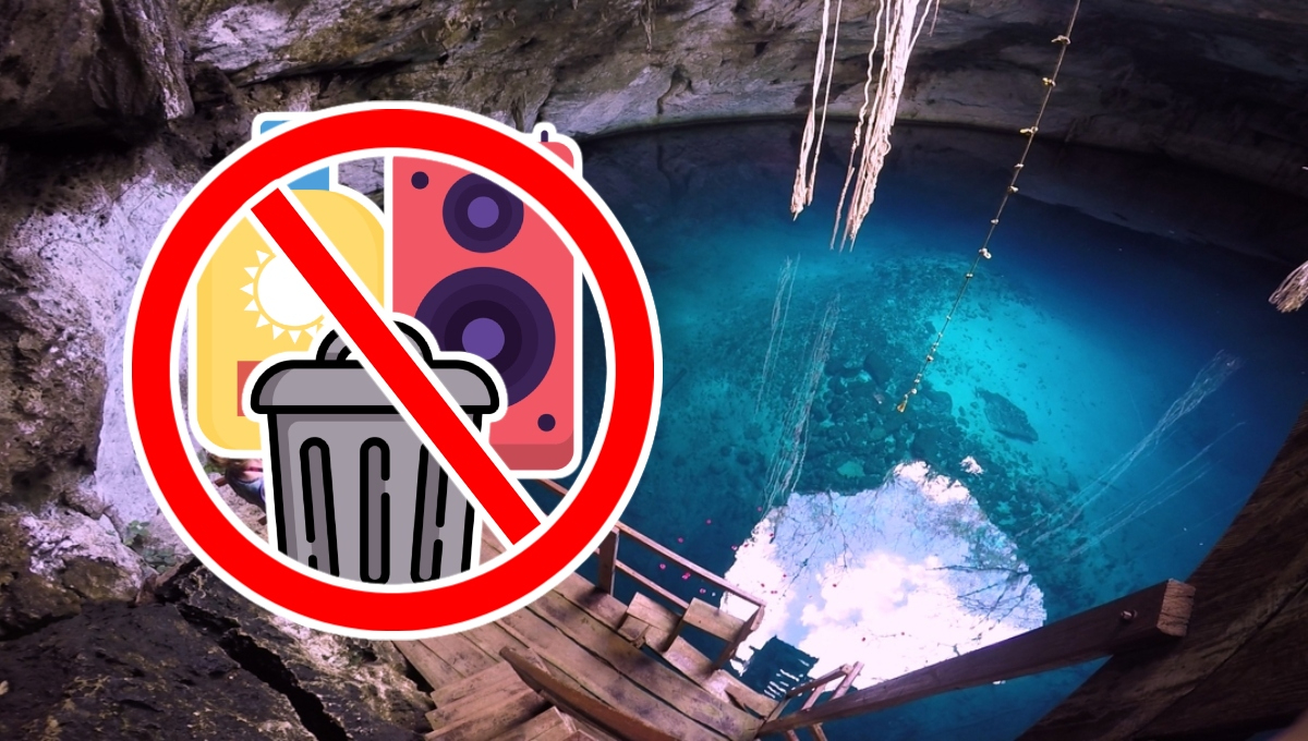   Cinco cosas que no se deben hacer al entrar a un cenote en Yucatán  