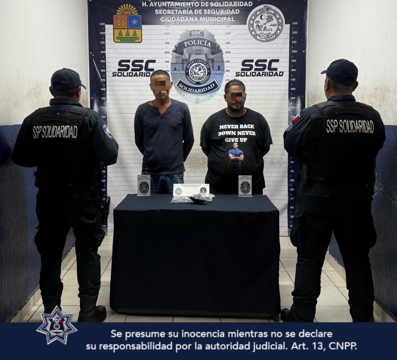 Los detenidos fueron identificados como Cesar Alberto “N” y Narciso “N”, ambos originarios de Veracruz