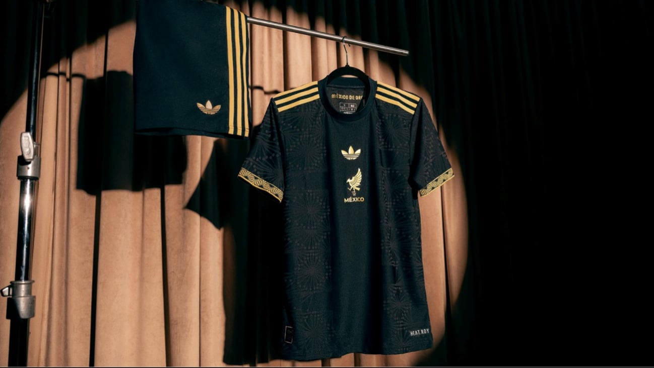 Adidas lanza jersey negro "México de Oro" inspirado en el cine mexicano