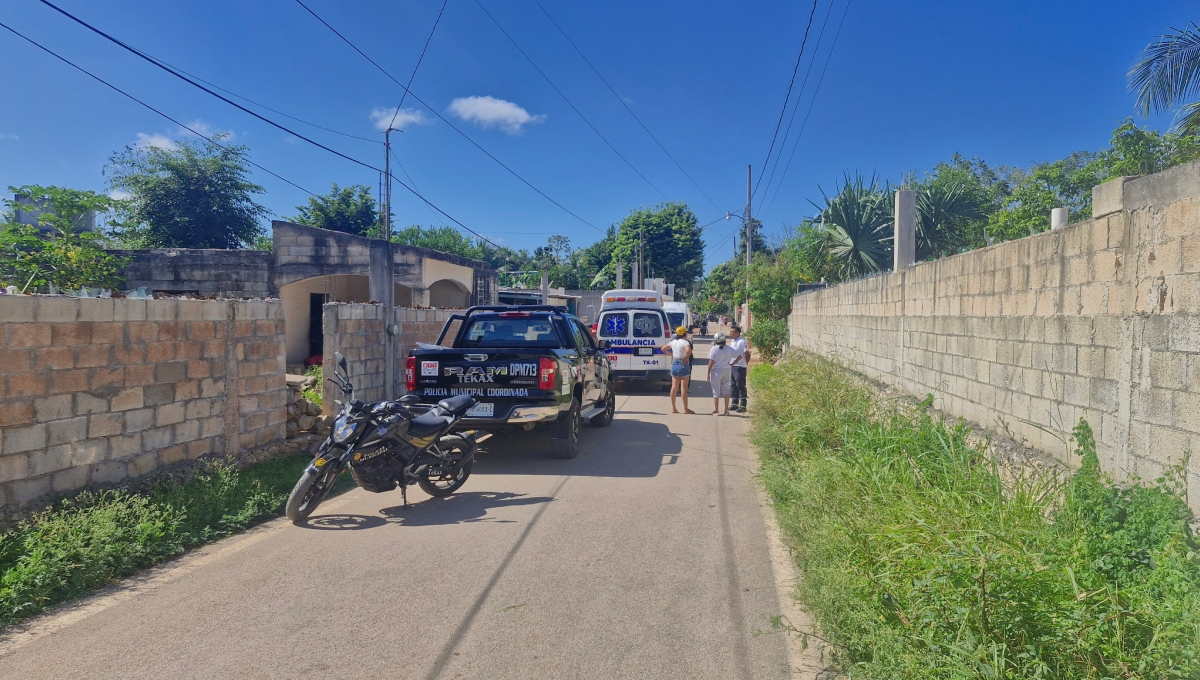 Adulta mayor es dejada a su suerte por sus hijos en un terreno baldío de la colonia Yocchenkax