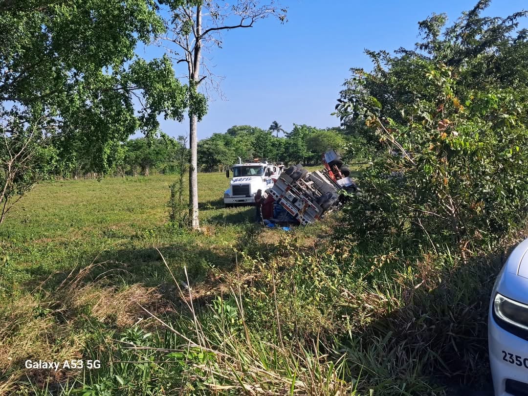 Aparentemente el conductor se quedó dormido por unos segundos, lo que provocó que perdiera el control