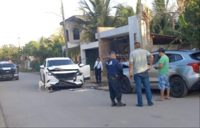 Menor de edad resulta lesionada durante accidente vial en José María Morelos