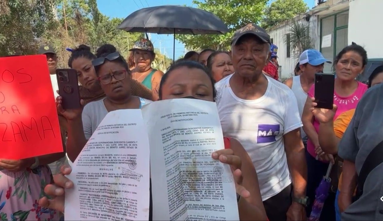 150 familias protestaron ante abusos de grupos criminales