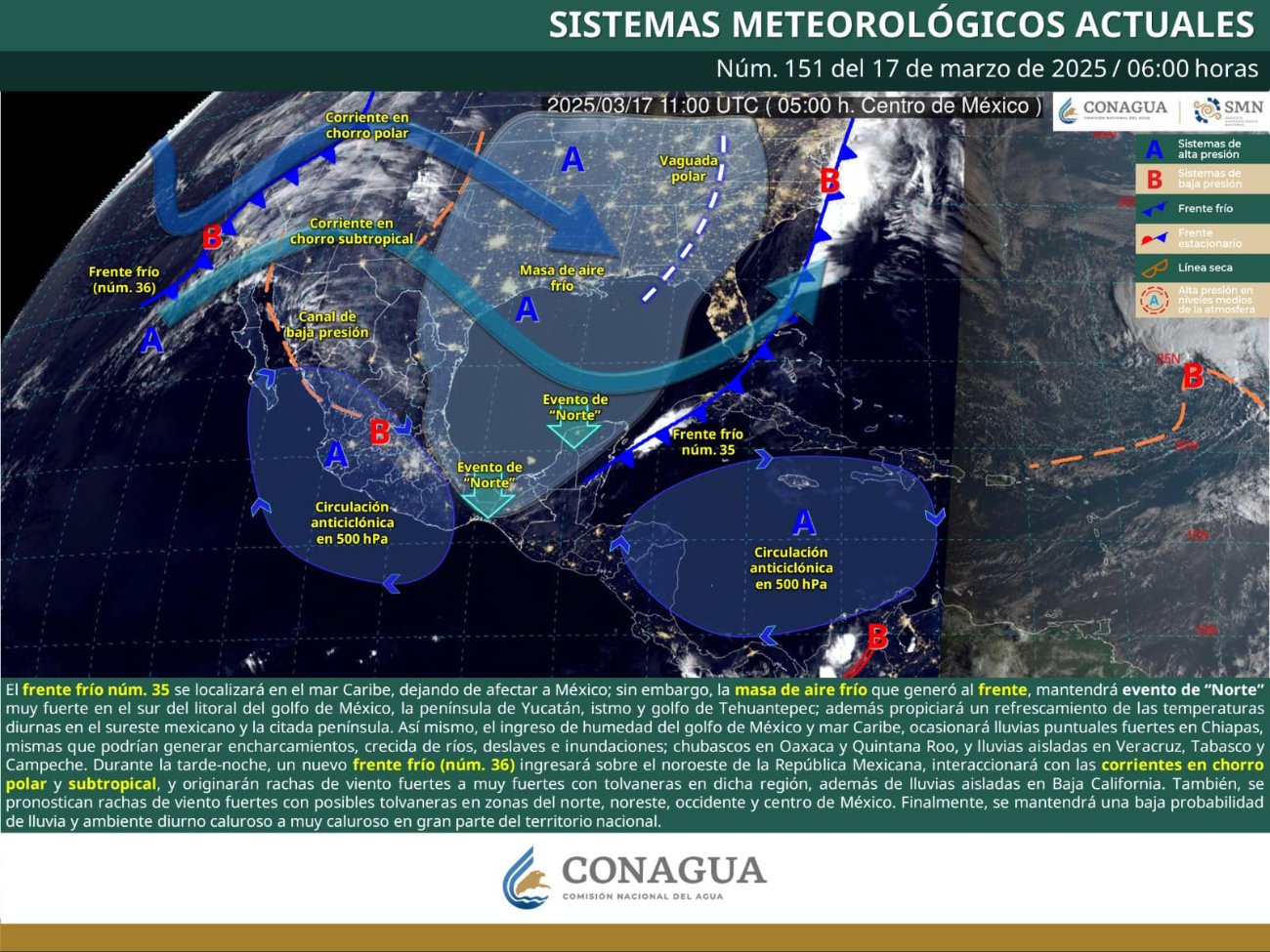 El evento de “Norte” vendrá con rachas de viento de 50 a 70 km/h