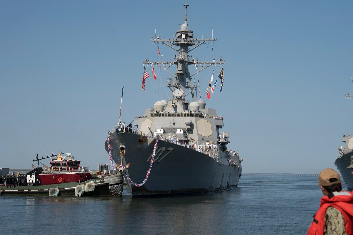 EU despliega al USS Gravely en el Golfo de México para combatir al narcotráfico  