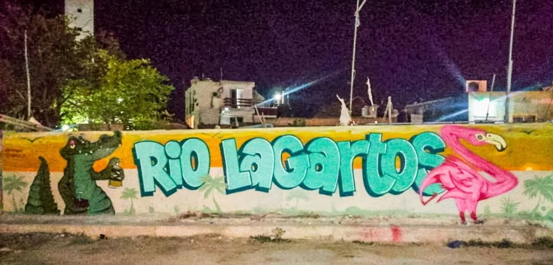 Artistas plasman su talento para embellecer a Río Lagartos