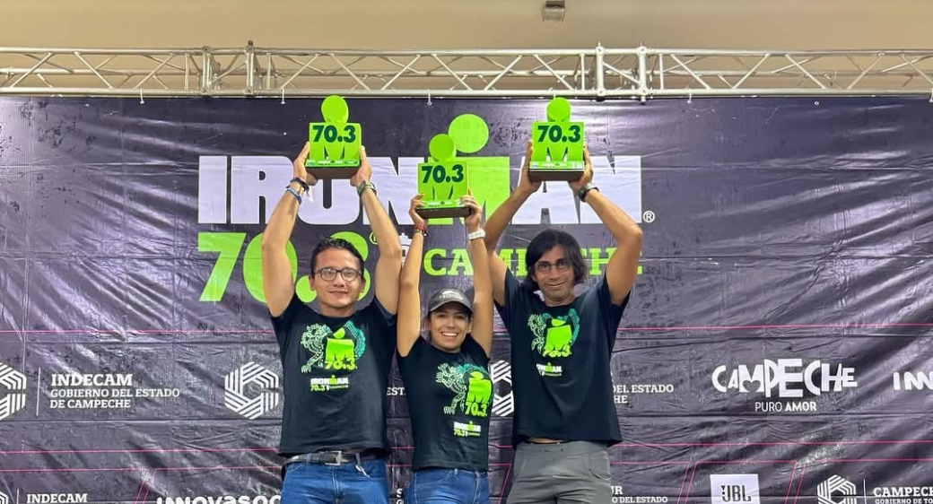 En relevos mixtos Campeche se lleva el primer lugar en Ironman 70.3.