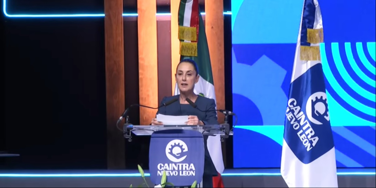 En la 81 Asamblea Caintra, presidenta Sheinbaum presenta estrategia del "Plan México"