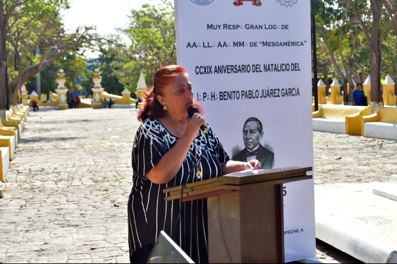 Destacaron el legado de Benito Juárez en Campeche y México