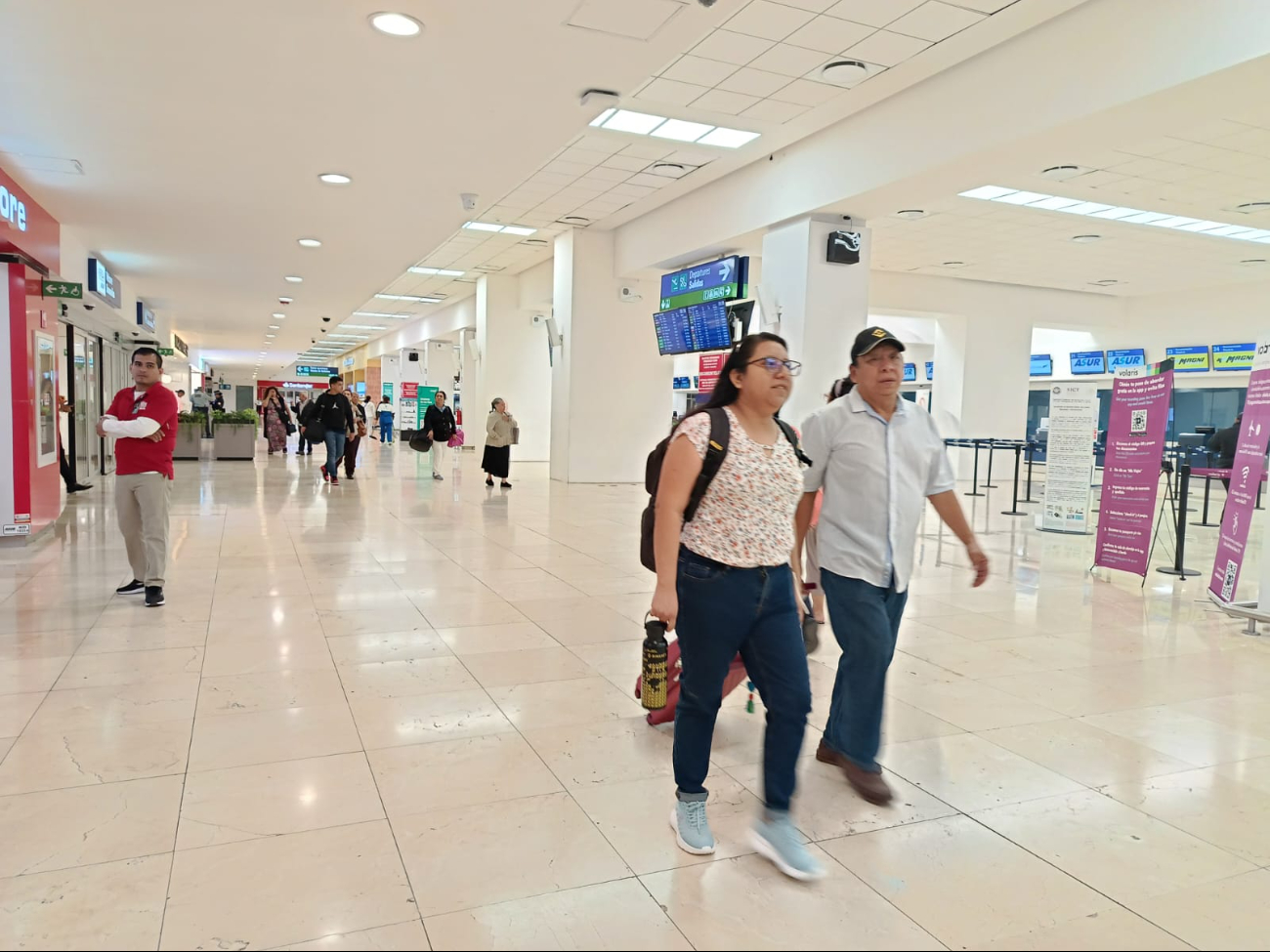 El Aeropuerto de Mérida opera con normalidad a pesar de los ligeros retraso