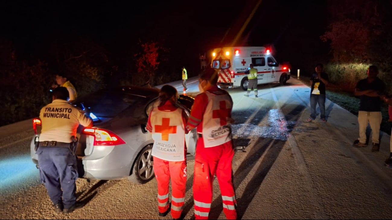 Fue en la carretera Mérida- Valladolid donde se reportó el accidente