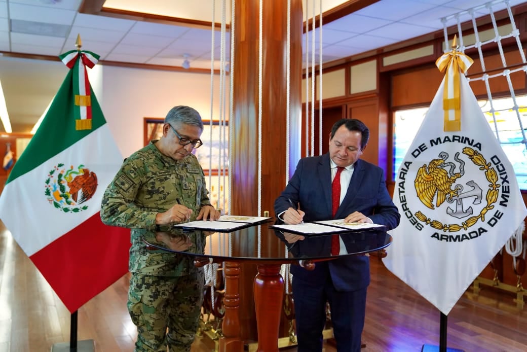 Firman convenio de colaboración la Secretaría de Marina, el Gobierno de Yucatán y la Asipona Progreso