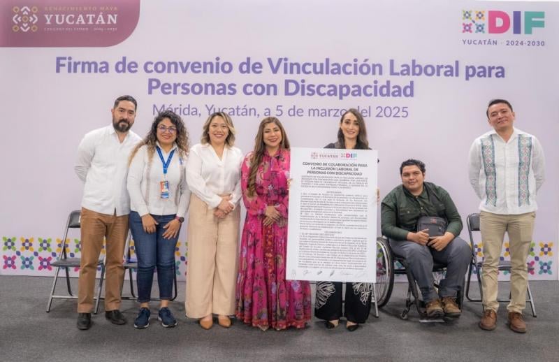 Fortalece Gobierno de Yucatán inclusión laboral de personas con discapacidad