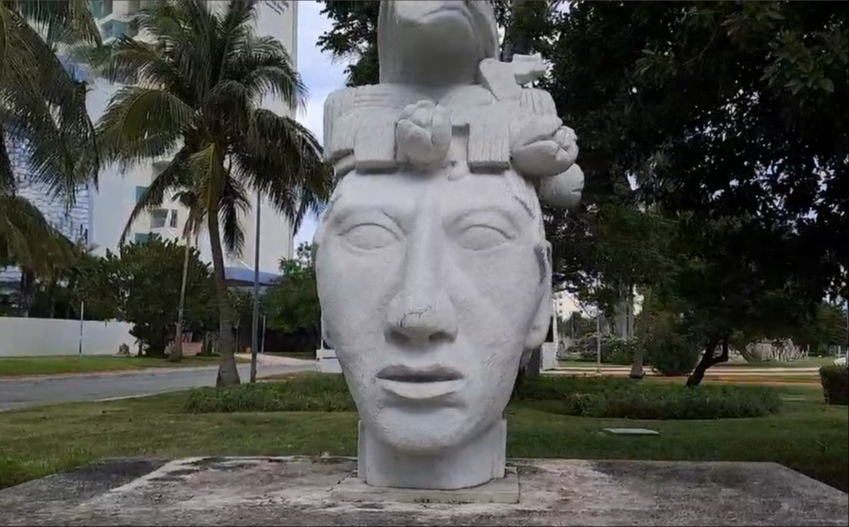 Cabeza de Pakal, la escultura que ‘abre el inframundo' y se rinde a la civilización Maya en Cancún