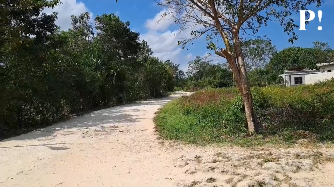 Habitantes de Isla Mujeres improvisan postes de luz para ahuyentar a la delincuencia