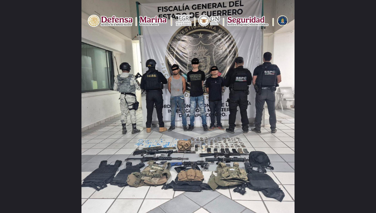 En el operativo tambien se decomisaron armas y drogas.