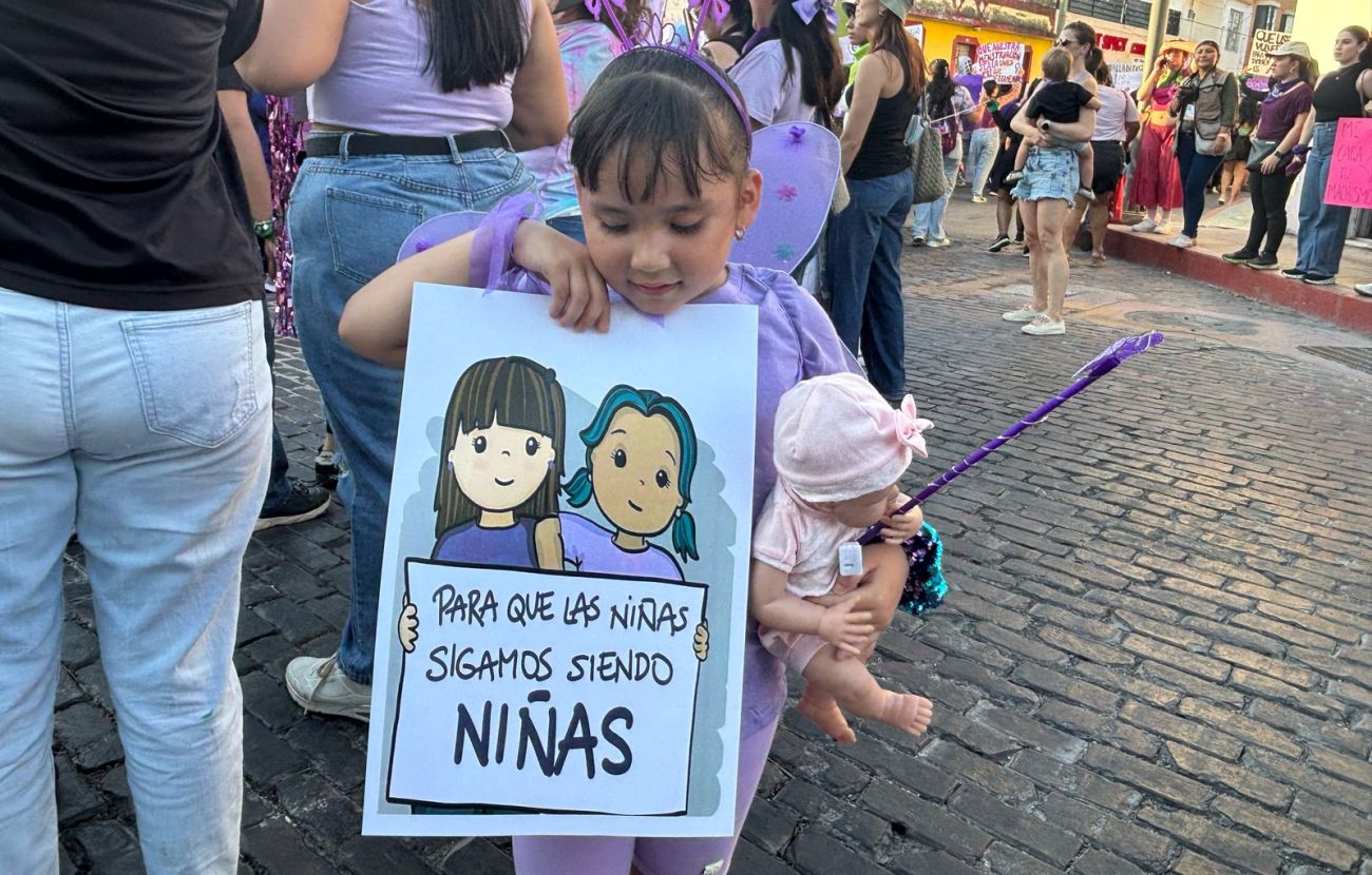 En Yucatán, las mujeres se manifestaron para acabar con la agresividad y reivindicar sus derechos