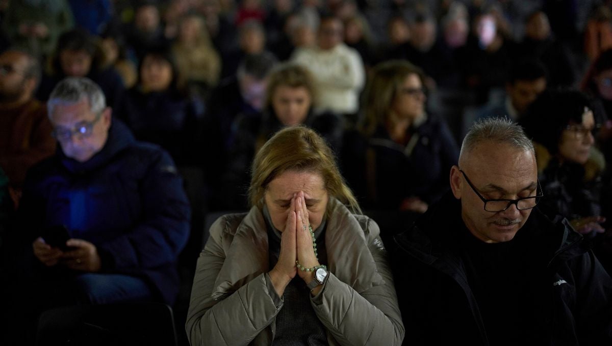 Esta mañana el Papa Francisco recibió la Eucaristía y oró en la capilla privada de su apartamento