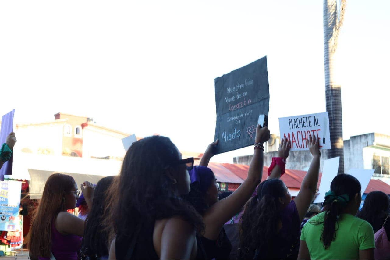 Marcha Marea Verde en Chetumal