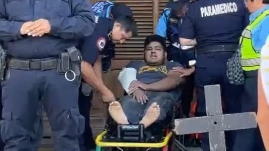 Trabajador queda lesionado tras caer de una escalera en la Catedral de Mérida 