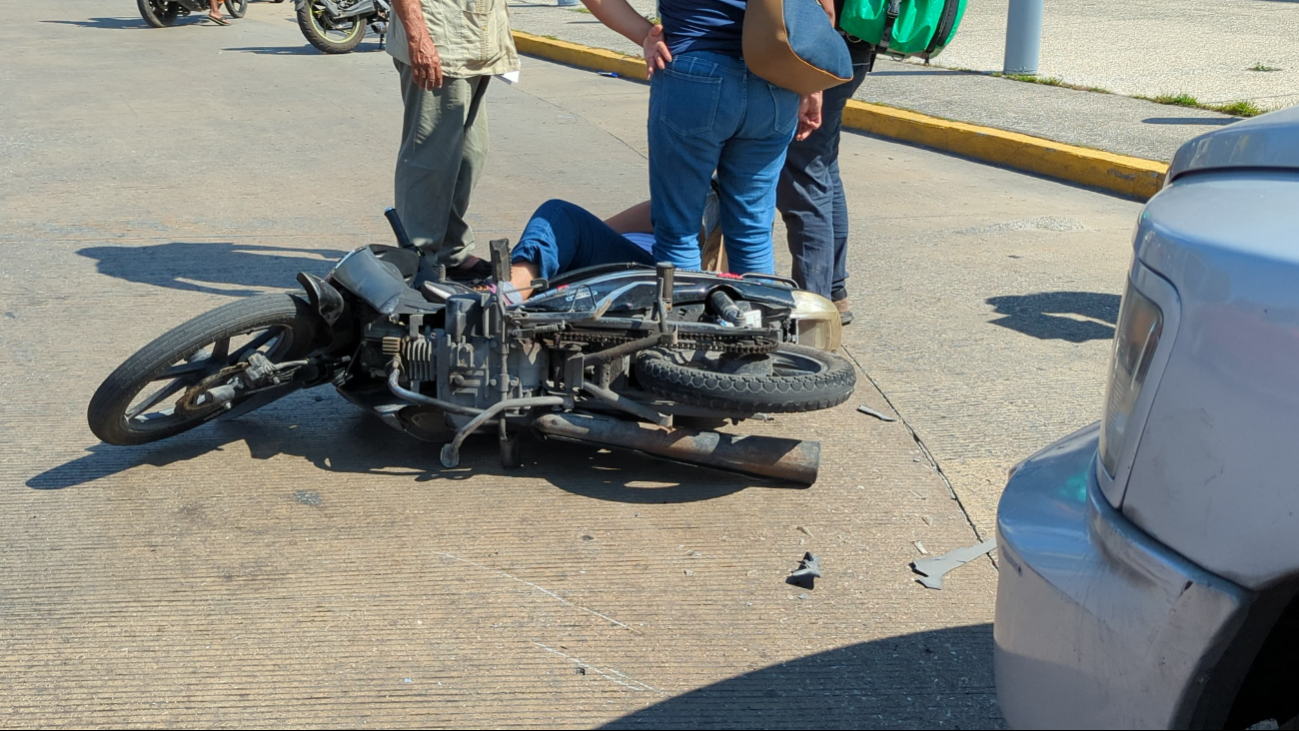 Ciudad del Carmen registra jornada de accidentes; motociclistas, los protagonistas