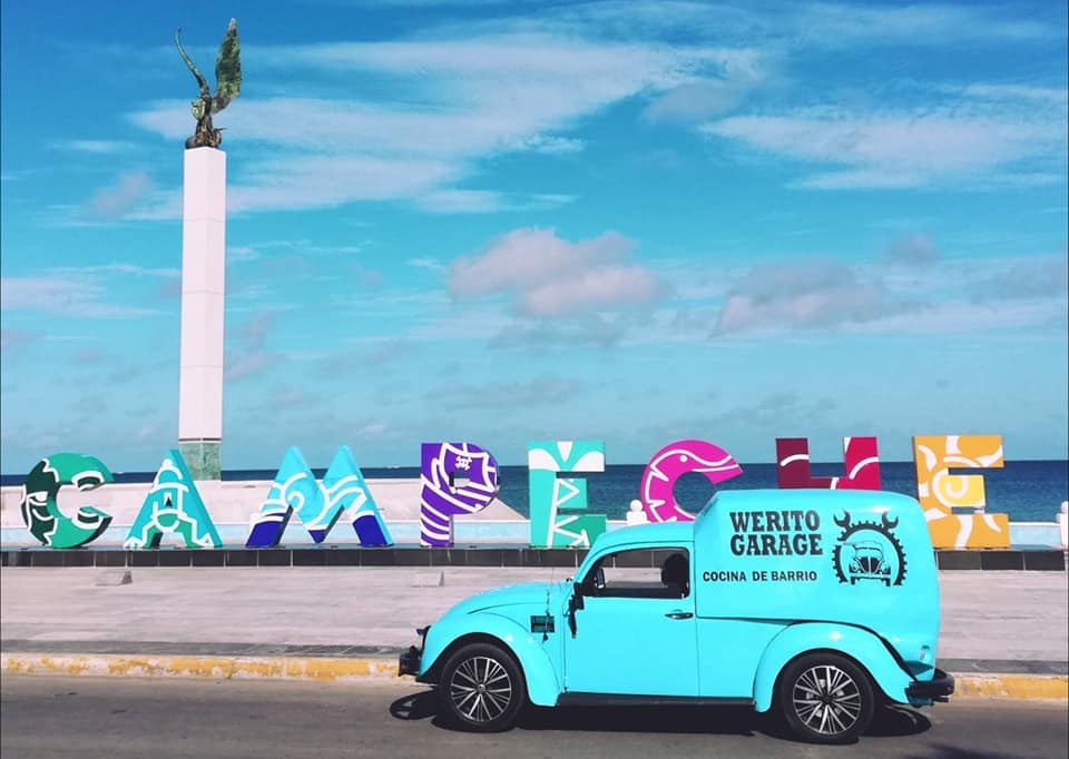 Mamawagen, la vochoneta que recorre Campeche y ofrece comida "de a grapa"