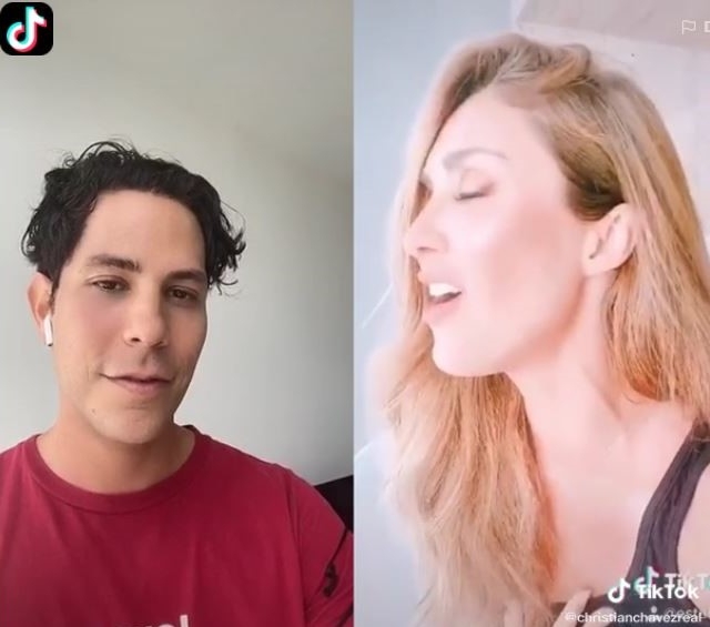 TikTok: Anahí y Christian Chávez cantan “Sálvame” antes del concierto homenaje a RBD (VIDEO)