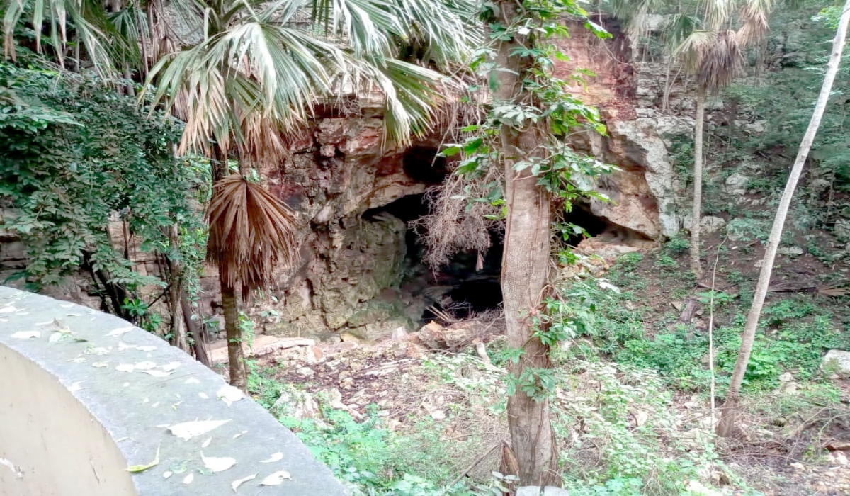 La caverna de Xtacumbilxuna’an fue siniestrada por las tormentas “Amanda” y “Cristóbal”. Foto: Jorge Caamal.