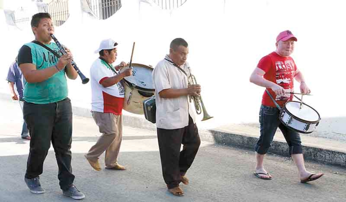 Era el principal promotor del Gremio de Músicos y la tradicional “Danza del Pavo”. Foto: Carlos Ek Uc.