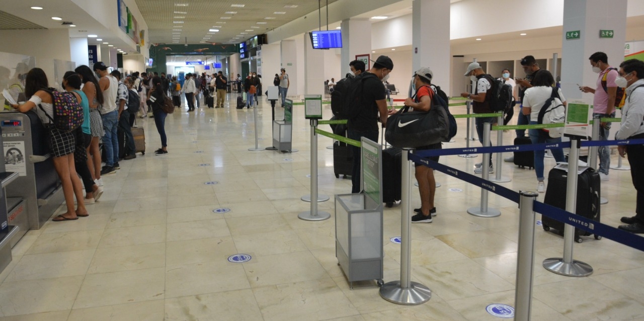 Con solo un vuelo retrasado, el Aeropuerto de Mérida opera con normalidad