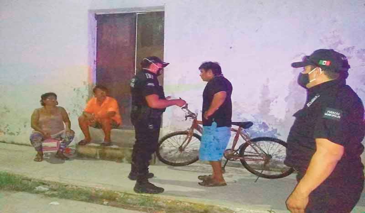 La desaparición de la mujer causó movilización policíaca. Foto: José Luis López Quintal.