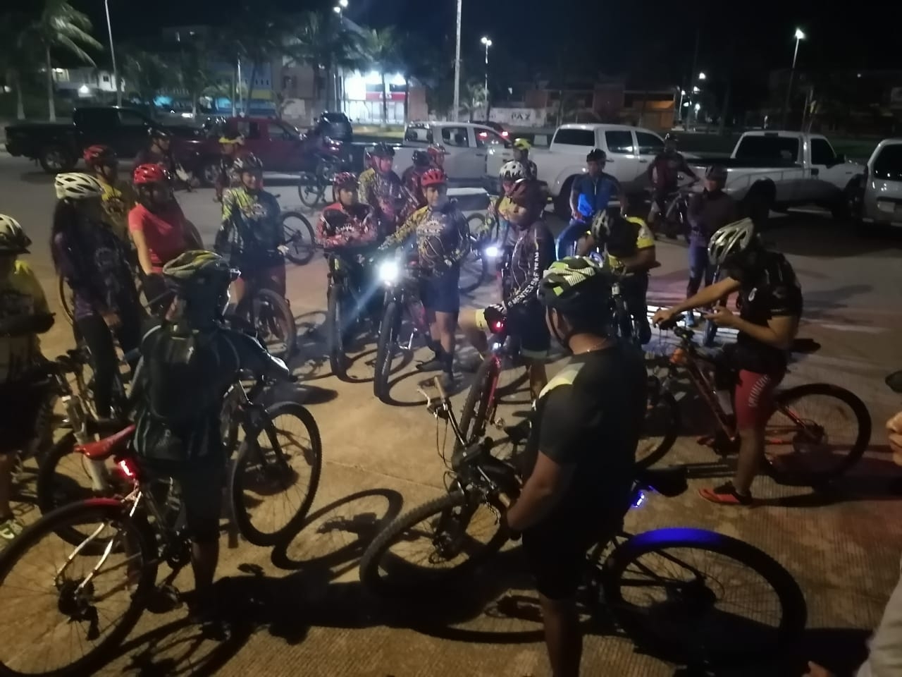 Ciclistas regresan a la acción en Ciudad del Carmen