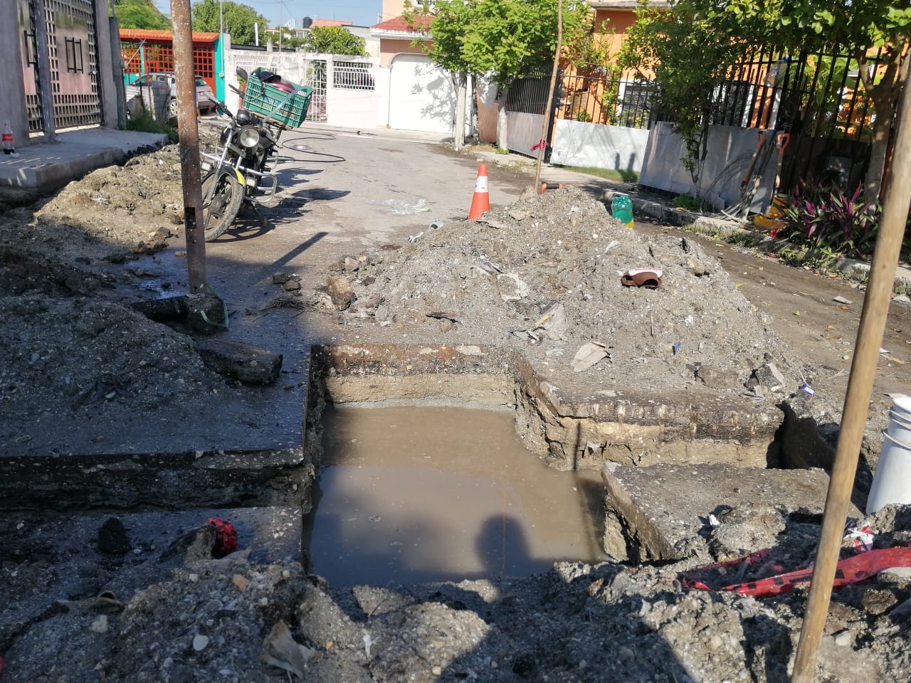 Falta de equipo atrasa obras del Smapac en Ciudad del Carmen