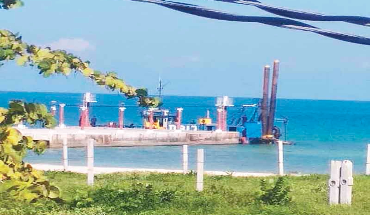 Pescadores externaron su satisfacción por las obras. Foto: José Luis López Quintal.