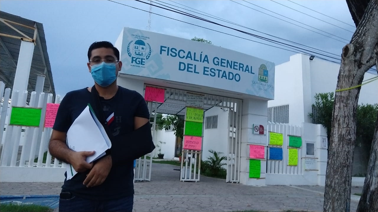 Agreden con un bate a trabajador que se manifestó contra el SUTAGE en Chetumal