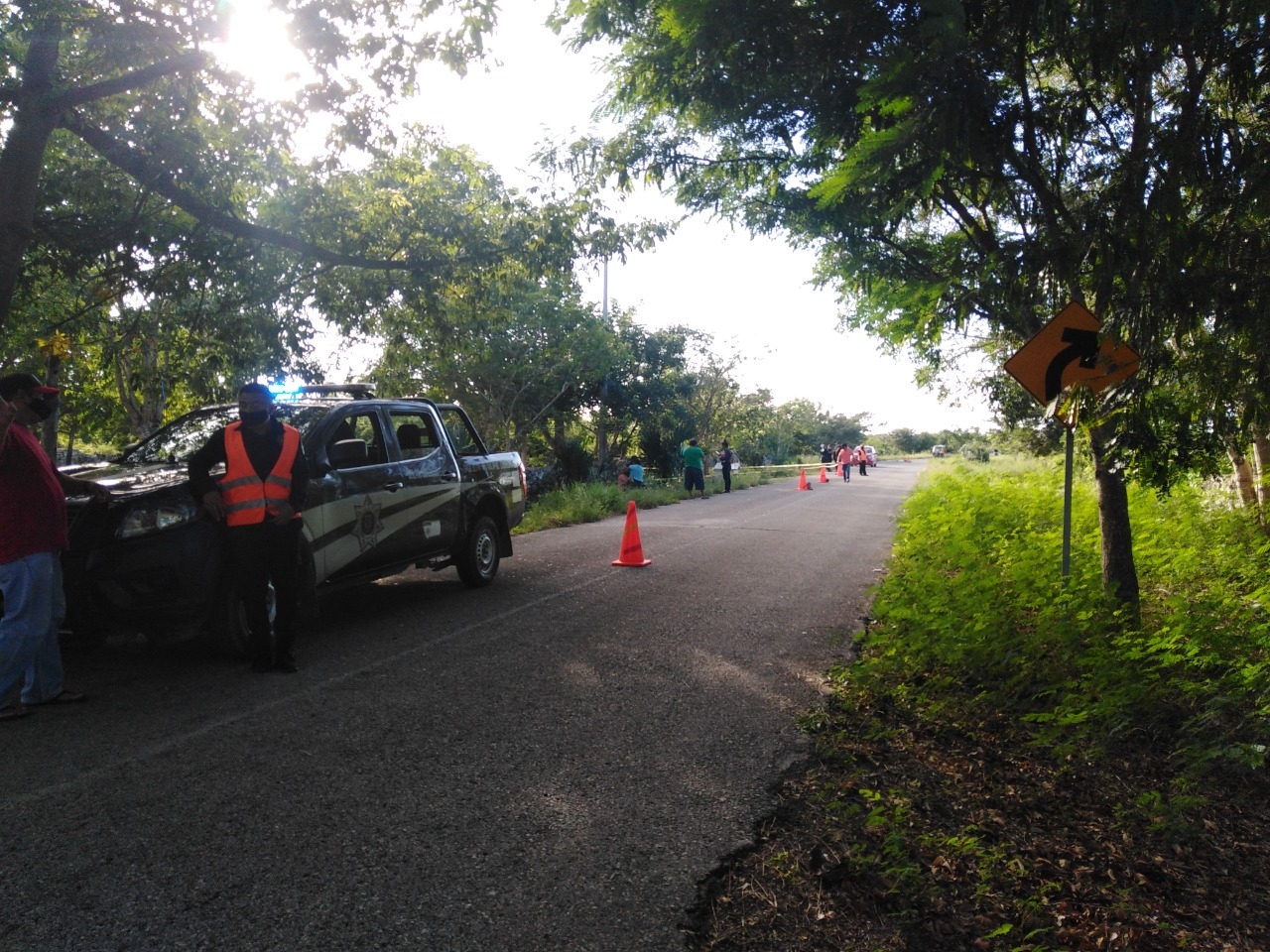 Motociclista muere en la vía Buctzotz-Dzilam González