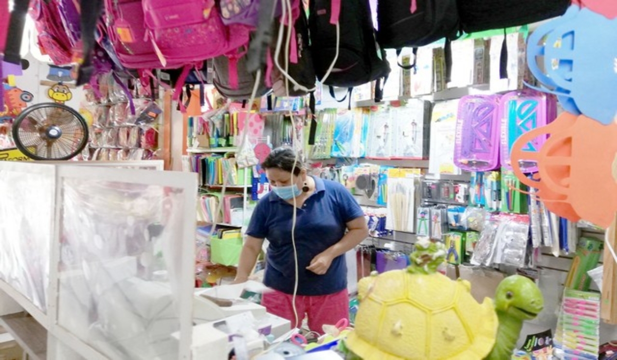 Debido a la contingencia, no se pudo realizar el tianguis papelero en la comunidad. Foto: Néstor Cuevas.