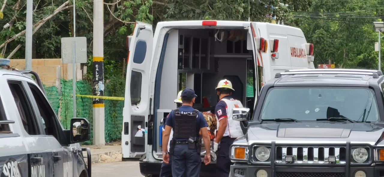 Hieren con dos disparos a un hombre en la colonia Maya Pax de Tulum