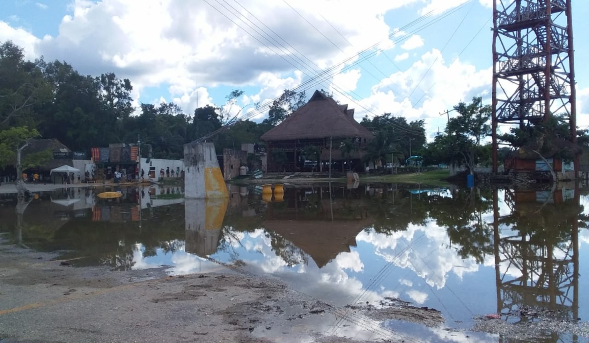 El sitio lleva más de tres semanas inundado. Foto: Miguel Améndola.