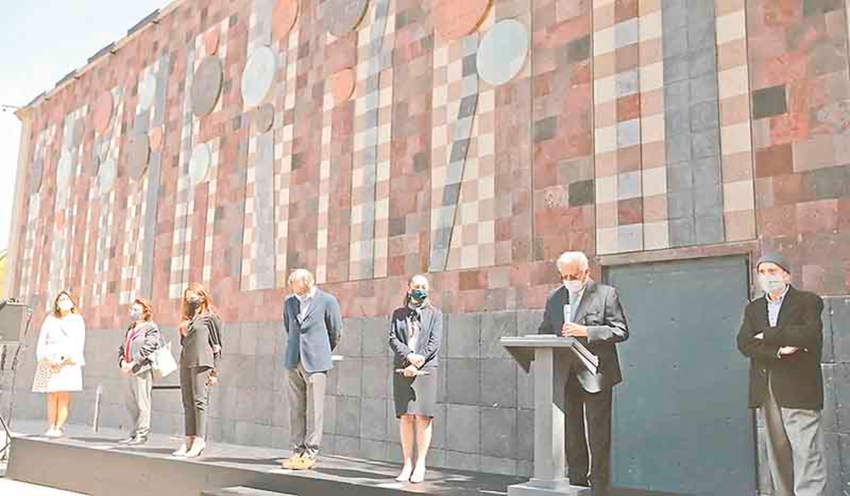 Autoridades de la CDMX estuvieron presentes durante la inauguración del Museo Kaluz. Foto: Especial.