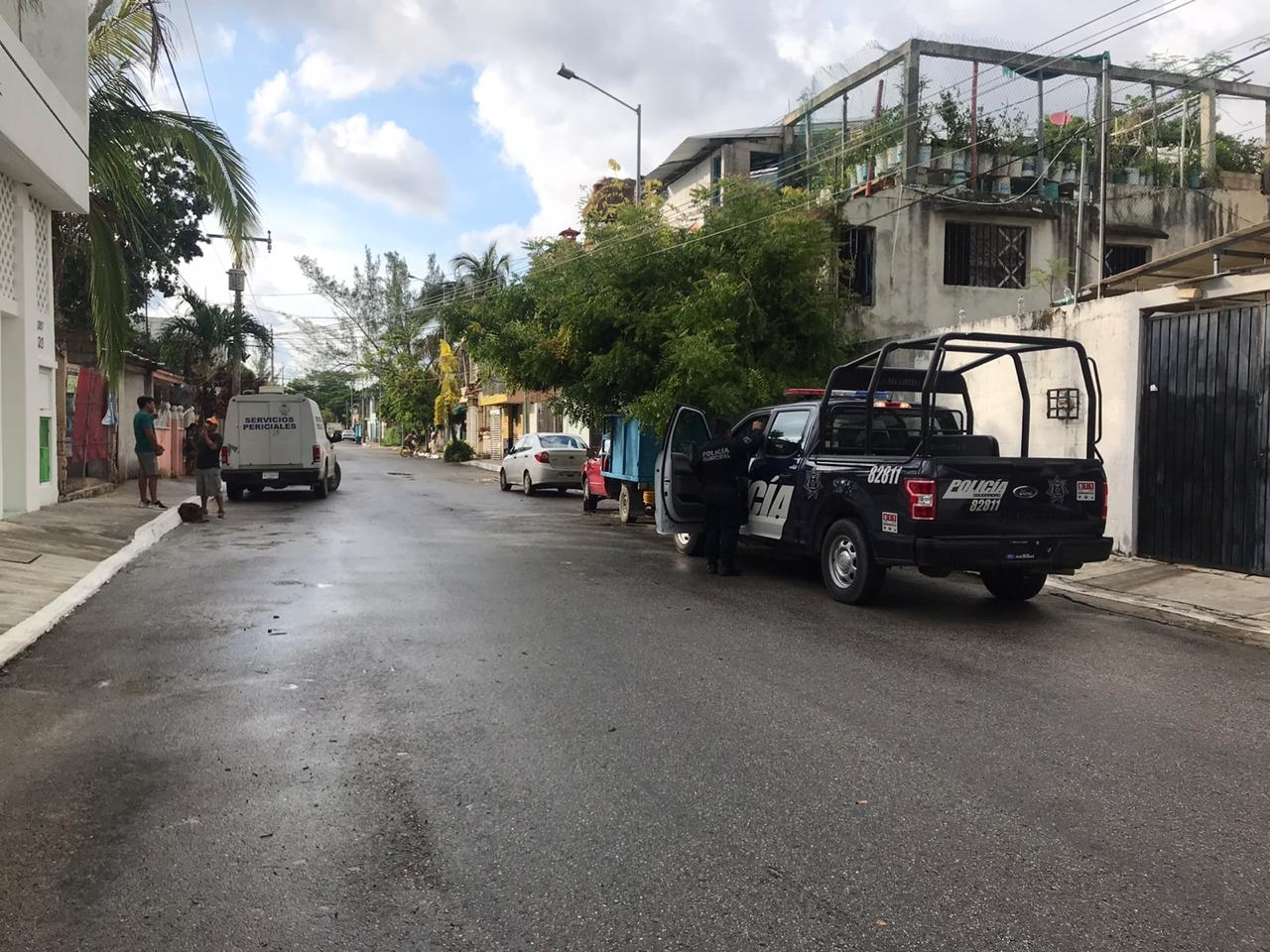 El cuerpo fue llevado al Semefo para realizar la necropsia de ley  Foto: Por Esto! Quintana Roo